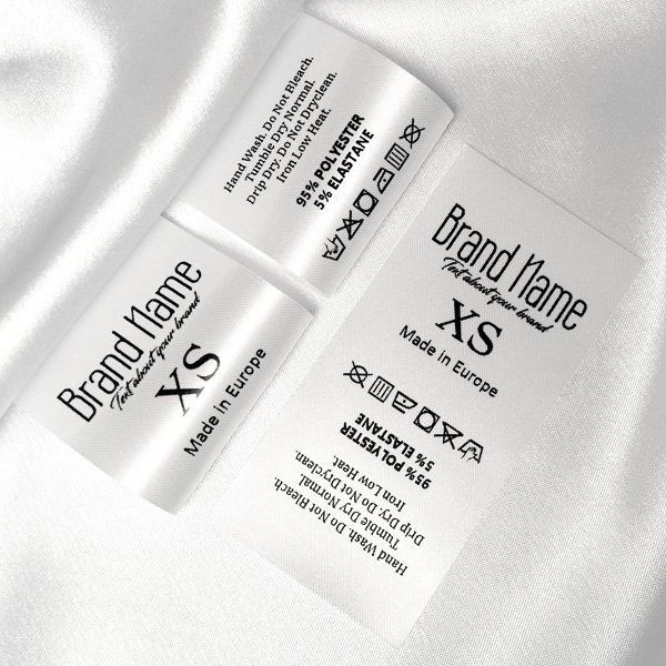 Satin labels
