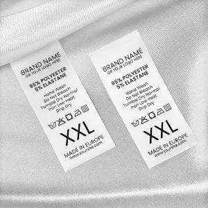 Satin labels